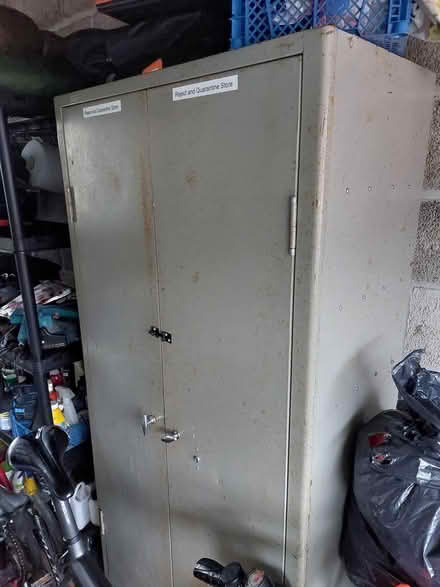 Photo of free Metal cupboard (Ulverston) #1