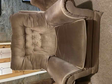 Photo of free Brown armchair (Chinley SK23) #2