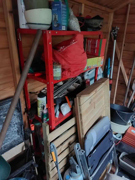 Photo of free Metal shelf rack (Ulverston) #1