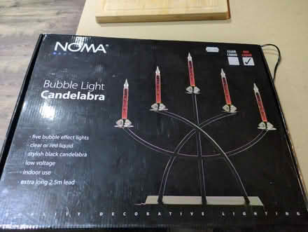 Photo of free Bubble light candelabra (Mow Cop ST7) #4