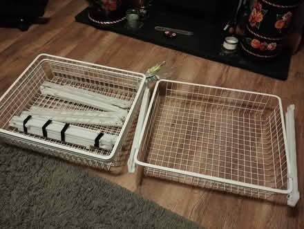 Photo of free IKEA wardrobe / cupboard baskets (Hawk Green SK6) #1