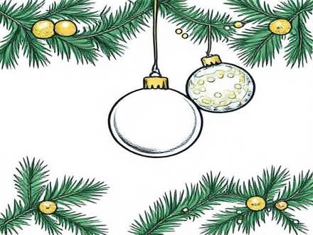 Photo of gold, silver or blue christmas baubles (South Tranmere CH42) #1