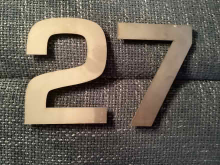 Photo of free Silver Wall/Door Numbers (Eastwood, SS9) #1