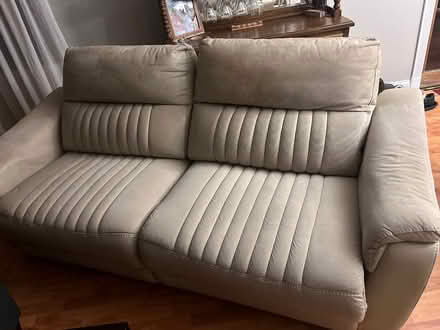 Photo of free Power reclining faux leather sofas (Miller Place) #1