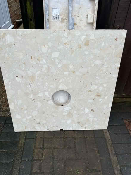 Photo of free White marble fire surround (Cooden TN39) #1