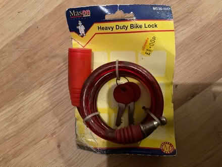 Photo of free Bike lock (Portchester PO16) #1