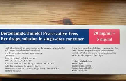 Photo of free Eye drops (West Barnes, KT3) #1