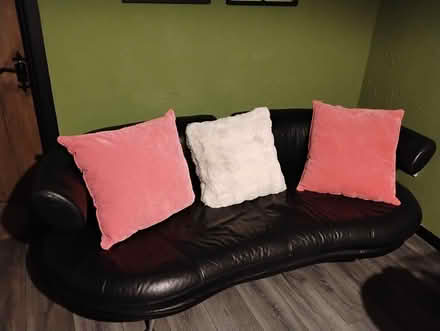 Photo of free Contemporary black sofa (Bangor BT 19) #1