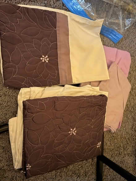 Photo of free Purple Cream Double duvet set (Twickenham TW1) #1