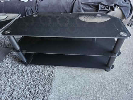 Photo of free Glass black tv unit (CO9) #1