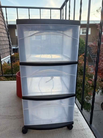 Photo of free Clear rolling drawers (Mountain View, CA) #1