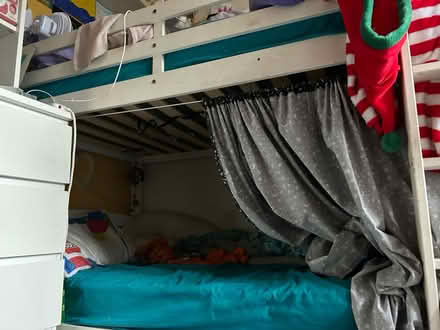 Photo of free White bunk bed (Parkside SK7) #2