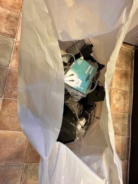Photo of free Carrier bag full of wires, speakers, project boxes etc. (Linslade LU7) #3