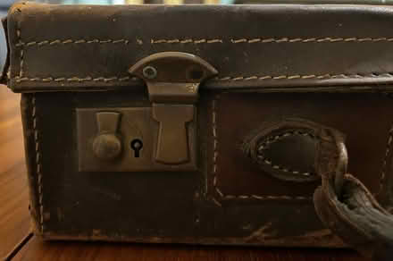 Photo of free Old Dark Leather Vintage briefcase (Chesham HP5) #2