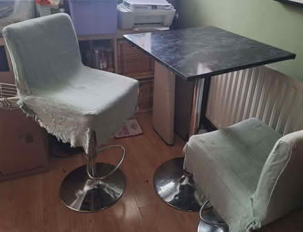 Photo of free Bar stools and table. (Washwood Heath B8) #1