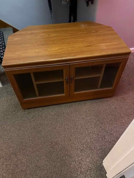 Photo of free 3 pieces matching wood furniture (Wymondham NR18) #1