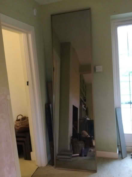 Photo of free Very tall bronzed mirror (Farley Heath GU5 9EW) #1