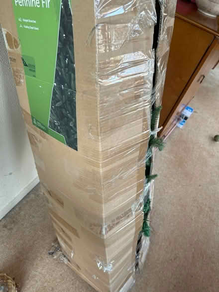 Photo of free 7 foot Christmas tree hinged (Shepperton tw) #2