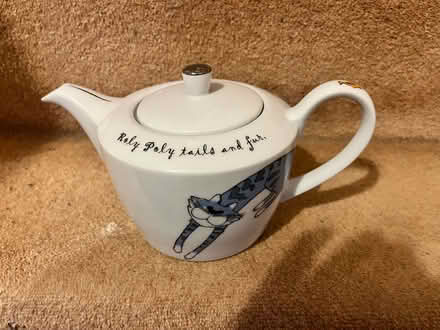Photo of free Unused cat motif china teapot (Linslade LU7) #2