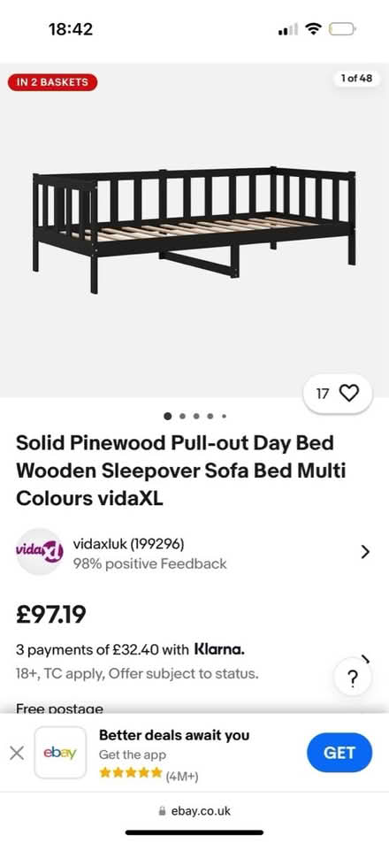 Photo of free Single New bed frame (Manchester M16) #2