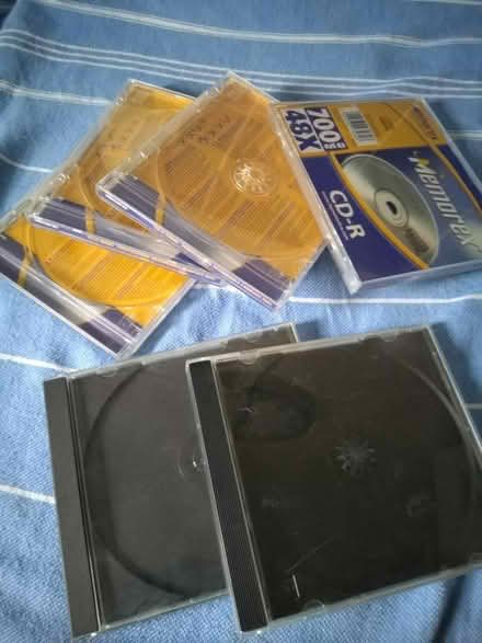 Photo of free 6 x plastic cases for DVDs / CDs (Downend) #1