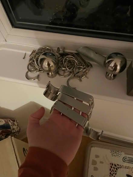 Photo of free Metal bay window curtain pole (Didsbury M20) #2