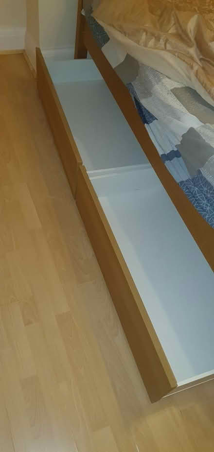 Photo of free Double bed + mattress + storage (Greenwich SE3) #3