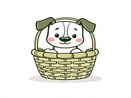 Photo of free Wicker dog basket (Moorfields) #1