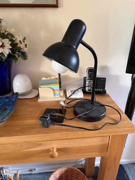 Photo of free Black desk/reading lamp (Horndean PO8) #1