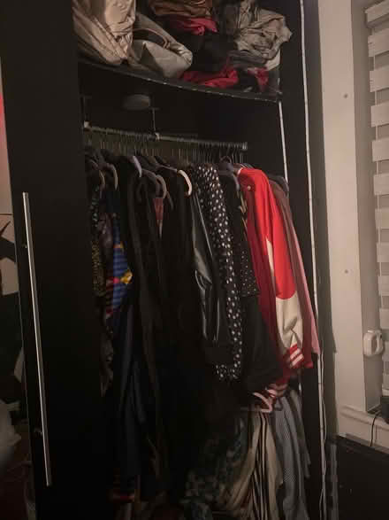 Photo of free black 2 door double sliding wardrobe (Wimbledon SW19) #3