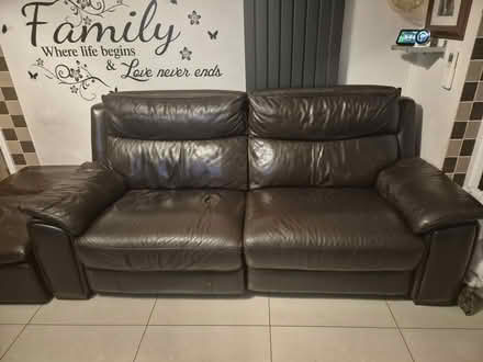 Photo of free Chocolate brown DFS sofa x 2 (Langdon Hills SS16) #1