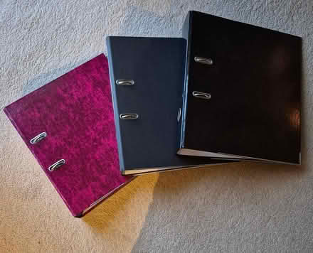 Photo of free 3 lever arch files (CT4) #1