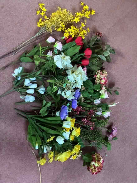 Photo of free Artificial flowers (Flemingston CF62) #1