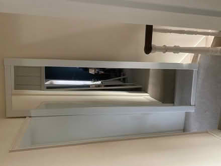 Photo of free 2 white mirrored sliding doors (Lewes BN7) #2