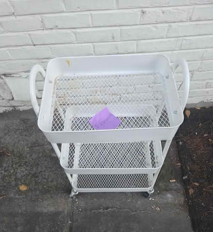 Photo of free Curb alert: 3 tier shelf rack (421 S. 20th St.) #1
