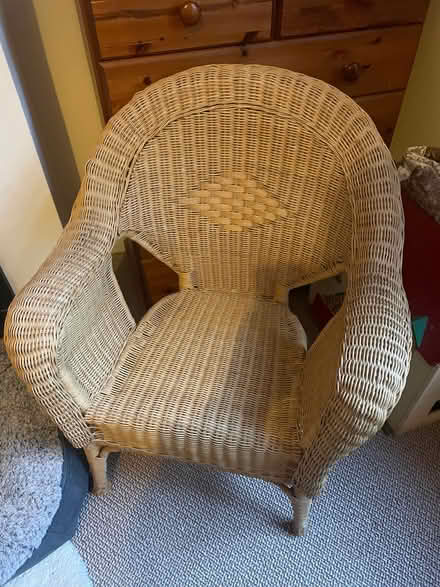 Photo of free Wicker chair (Stafford ST17) #1