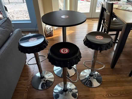 Photo of free Stand up table with 3 bar chairs (Watson and Sappington) #2