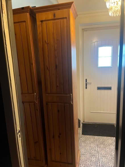 Photo of free Tall narrow wooden wardrobes (Near kcr kimmage) #4