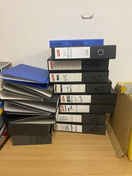 Photo of free Selection of Box Files, Lever Arch Files, Ring Binders (Pilrig EH6) #1