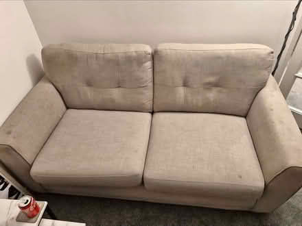 Photo of free Grey sofas (Stone Cross BN23) #2