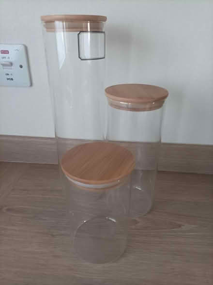 Photo of free Glass storage jars (Bromyard) #1