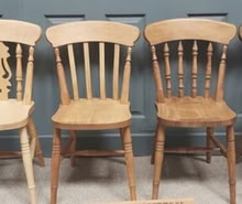 Photo of free 4 farmhouse style dining chairs (RG30) #1