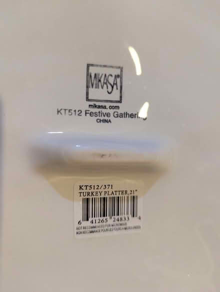 Photo of free Large dinner platter 16" x 21" (Greenlake) #3