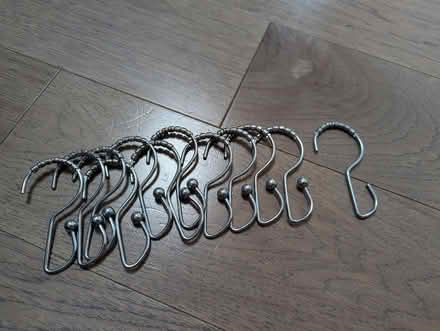 Photo of free shower curtain hooks (Los Altos) #1