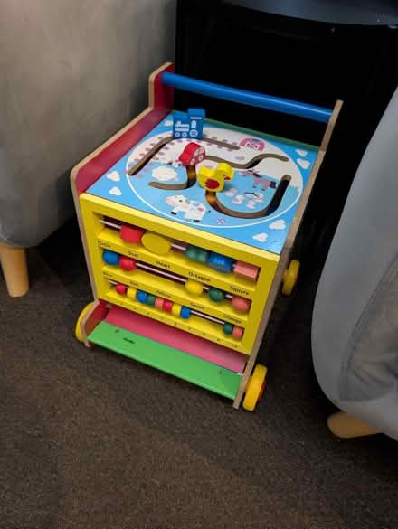 Photo of free Wooden shape sorter/walker (LS26 Great Preston) #2