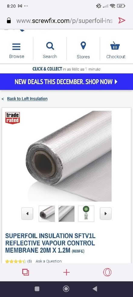 Photo of Insulation foil (Twerton) #1