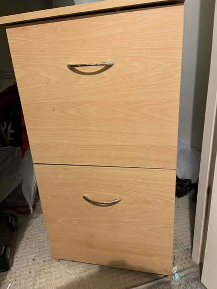 Photo of free 2 drawer filing cabinet (Exeter - opp prison ex4 4hl) #1