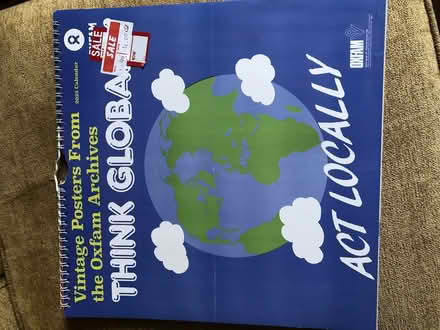 Photo of free Unused 2025 calendar of vintage Oxfam posters (Sprowston NR7) #1