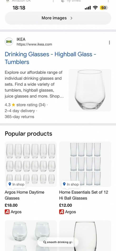 Photo of Smooth drinking glasses (Northumberland NE22) #1