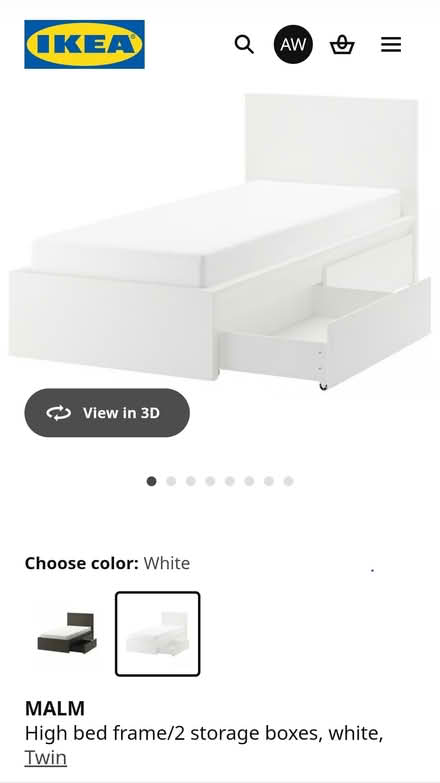 Photo of free Twin Bed Frame (Wallingford) #2